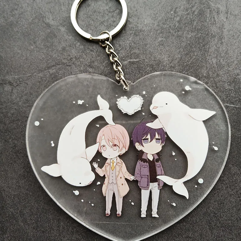 1pc Count Double Side keychain BL Fans Pendant llavero Keyrings Portachiavi