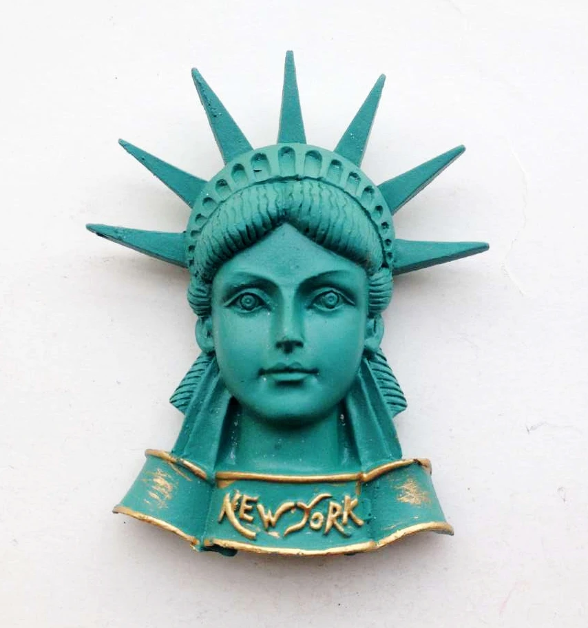 Statue Of Liberty New York USA Tourism Souvenir 3D Fridge Magnets Creative Home Decortion Refrigerator Magnetic Stickers Gift