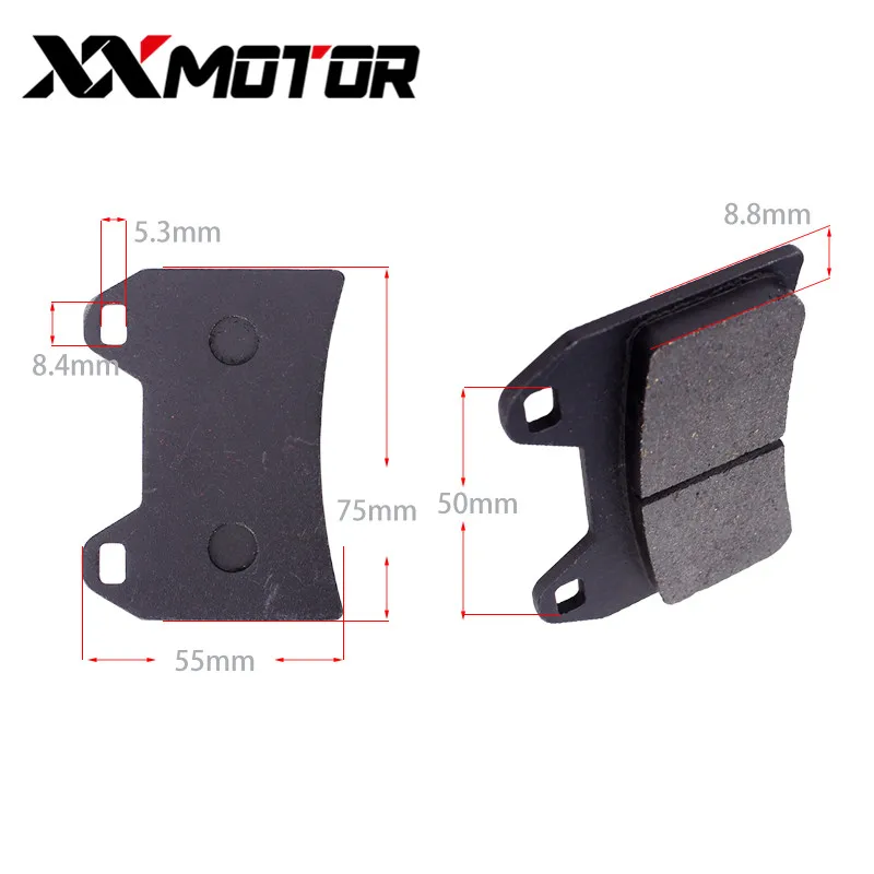 Motorcycle High Quality Front Brake Pads Disks Shoes For YAMAHA XT 660 X Supermoto FZ400 XJR400 XJR1300 FA244 XJR400 1995-1999