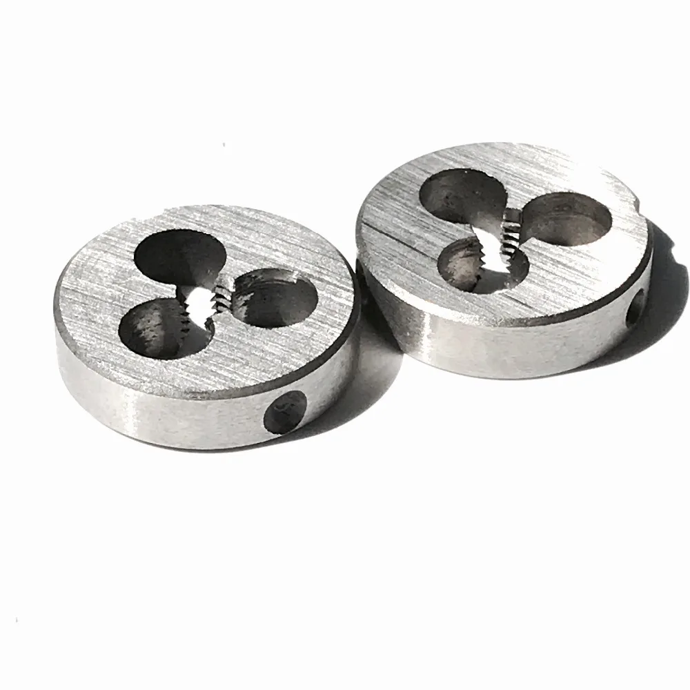 On Sale of 2PCS 9Sicr Steel Made Metric Standard M1.0-M10mm Manual Dies Tools for Handing Threading Metal Workpieces