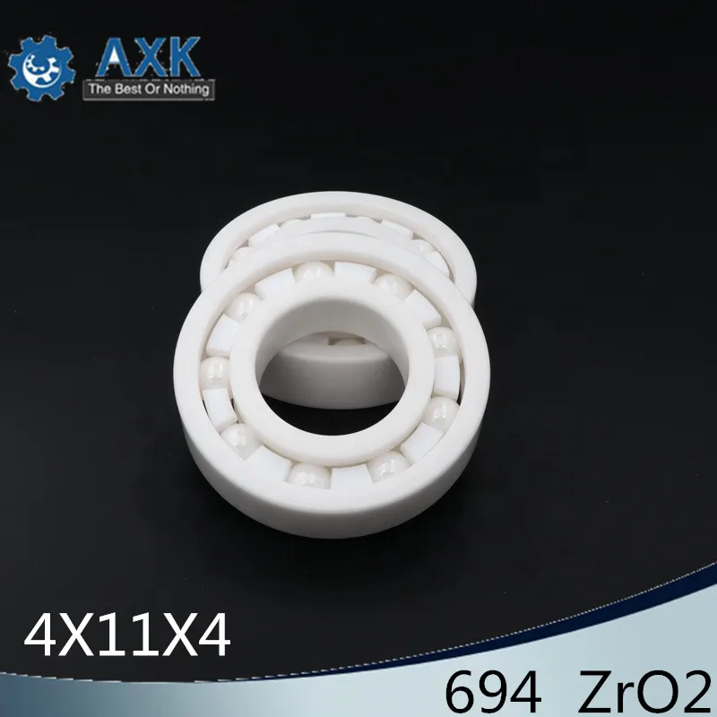 

694 Full Ceramic Bearing ( 1 PC ) 4*11*4 mm ZrO2 Material 694CE All Zirconia Ceramic 619/4 Ball Bearings