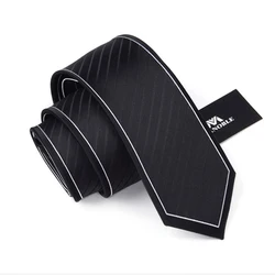 High Quality 2024 Korean Style Tie Men Designers Brand Fashion 7CM Necktie Gravata Work Business Casual 2.75'' Ties For Men Gift