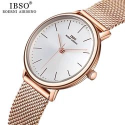 Minimalist Women's Watches 8mm Ultra thin Mesh Stainless Steel Strap Quartz Watch Clock Hours Ladies Simple Relogio Masculino