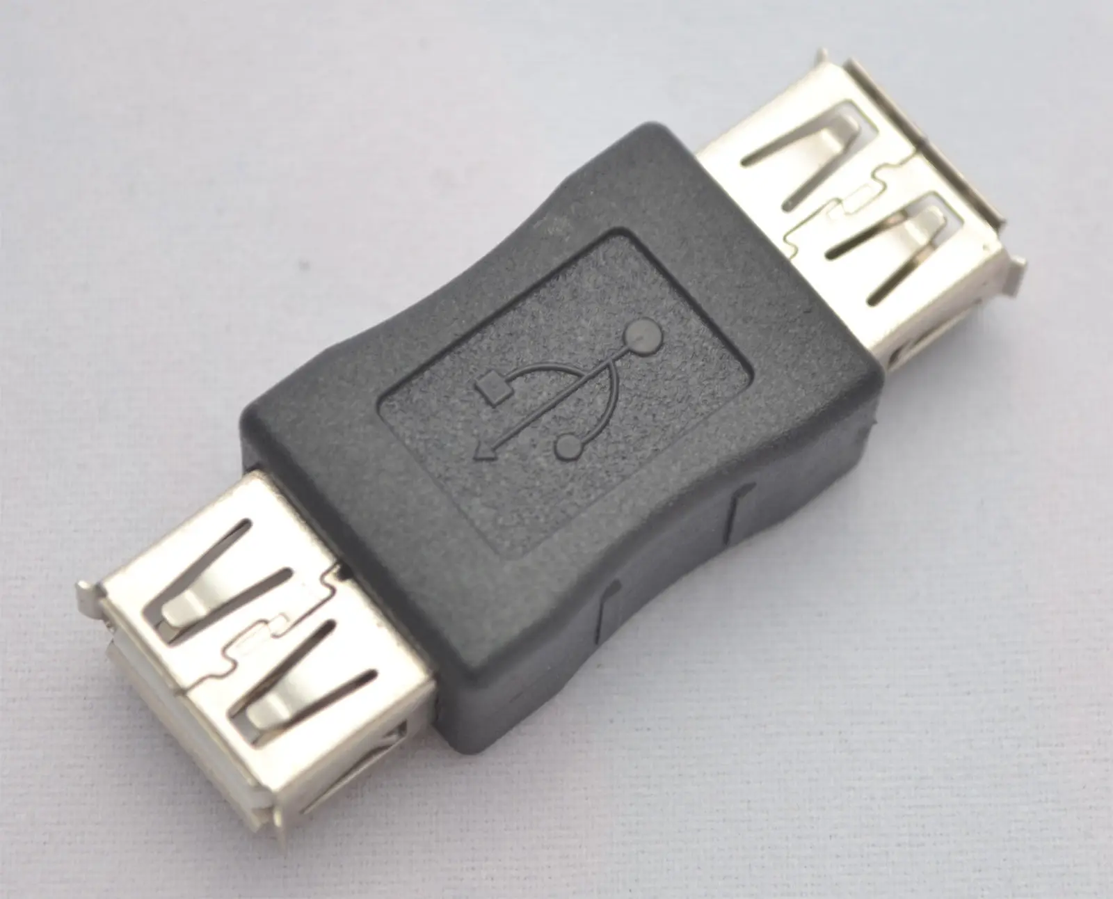 

100 шт./партия, переходник-соединитель USB 2,0 A мама-мама для удлинительного кабеля, оптовая продажа