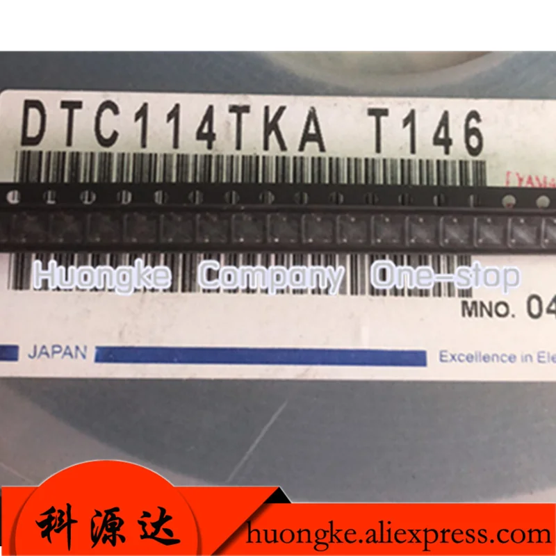 100pcs/lot DTC114TKA T146 SOT23 Mark 04 DTC114TKA-T146 TRANS PREBIAS NPN 200MW SMT3