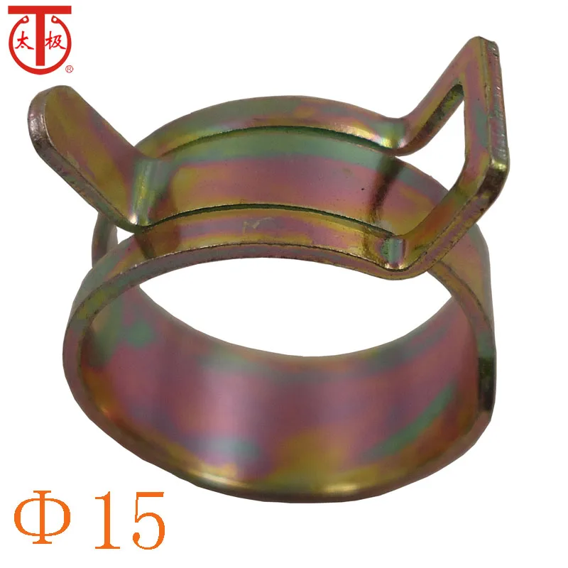 

( 15 ) Q673B ( QC621 ) Steel strip type elastic ring hoop ( Pipe clamp ) 50 pieces/lot