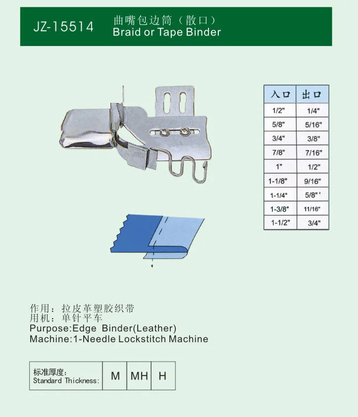 Pull cylinder roll side tube single needle flat car curved mouth edging barrel loose mouth industrial sewing machine fittings