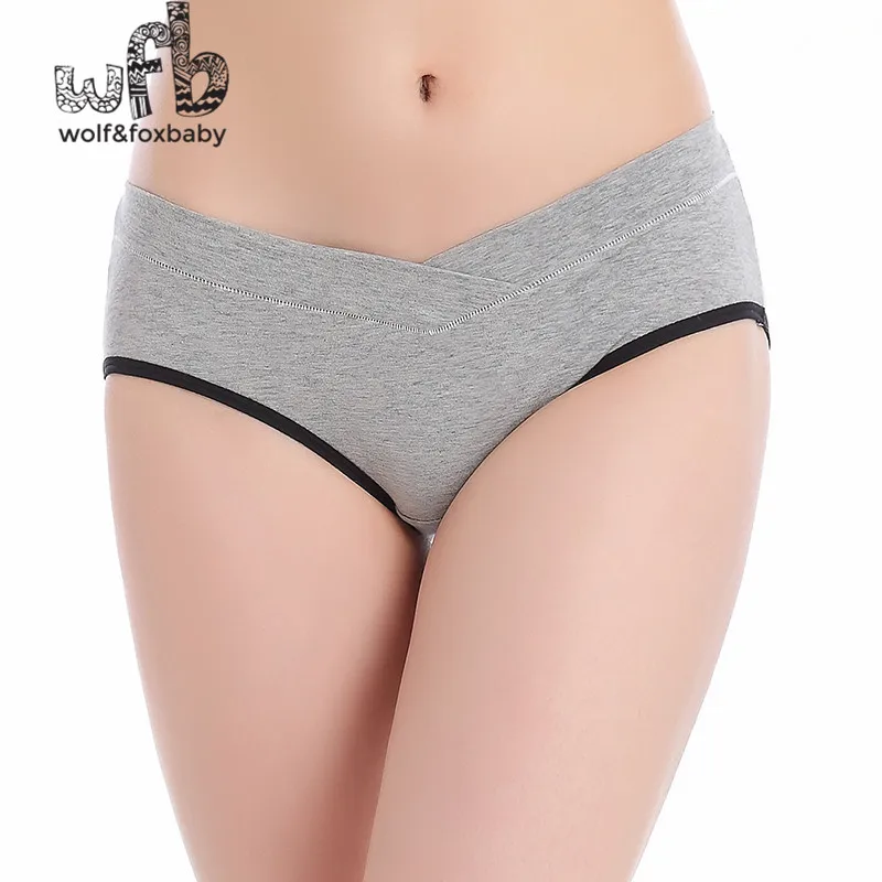 

Retail cotton pregnant women underwear triangular low waist underwear care abdomen seamless underwear pregnant women shorts