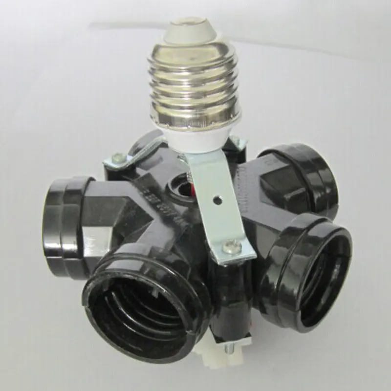 

e27-e27 Lamp Holder Converter E27 to 5 E27 Screw lampholder adapter 2pcs