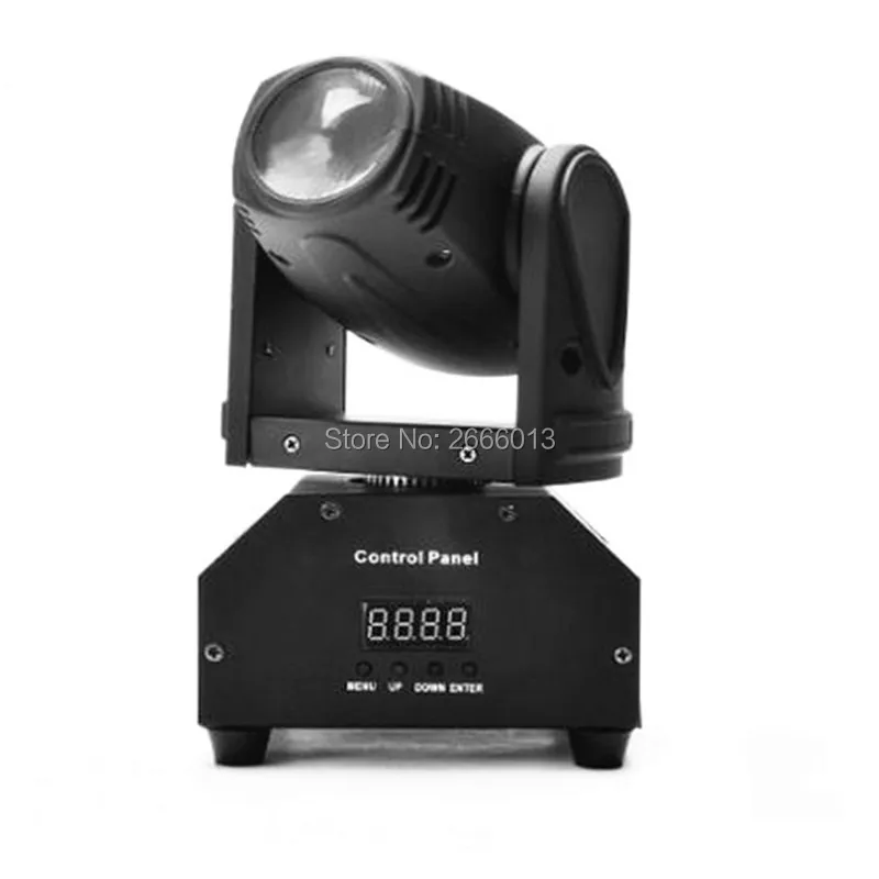 Imagem -04 - Led Moving Head Light Efeitos de Feixe Stage Spotlight Pub Disco dj Iluminação Led Spot Luz Pendent Dmx512 Rgbw Peças Lote 10w