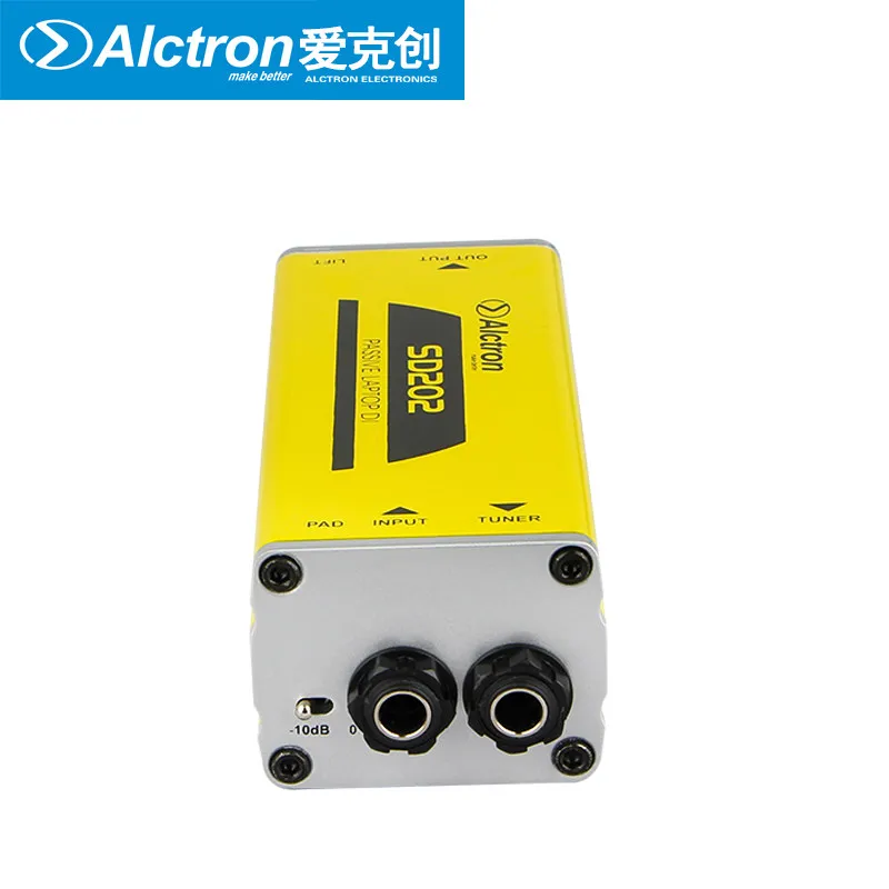 Alctron SD202 صندوق DI سلبي عالي الأداء لأدوات الإخراج العالية