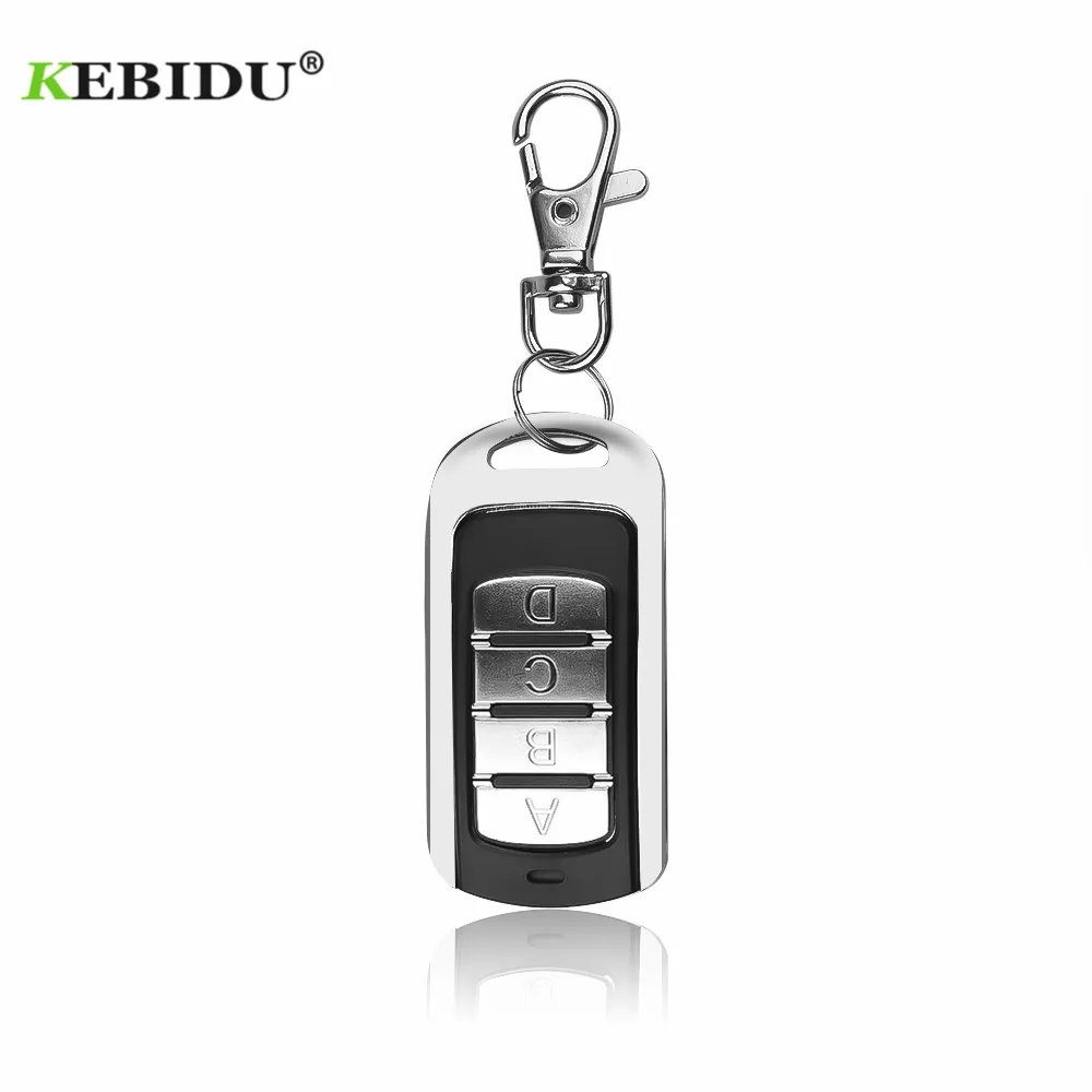 KEBIDU Universal 433MHz Wireless 4 Keys Copy Cloning Garage Door Remote Control Duplicator Key for PT/SC/LX/HX/HT