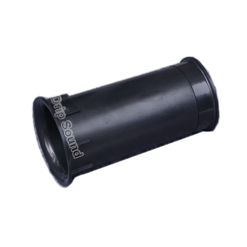 1pcs Speaker Port Tube Bass Subwoofer Stereo Audio Reflex Tube Loudspeaker Vent 75x160mm #Black