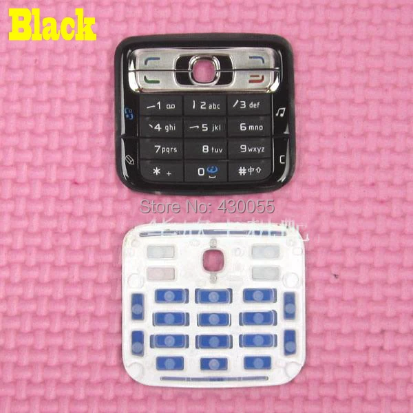 Black New Ymitn Original Housing Main Home Function Keyboards Keypads Cover Case For Nokia N73, Free Shipping