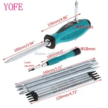 10pcs Magnetic Precision Screwdriver Set #5