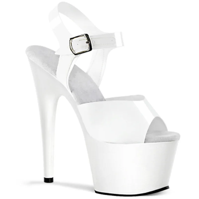 Classic high-heeled sexy dancing shoes, 15 cm paint nightclub women pole dance performance stage catwalk sandals