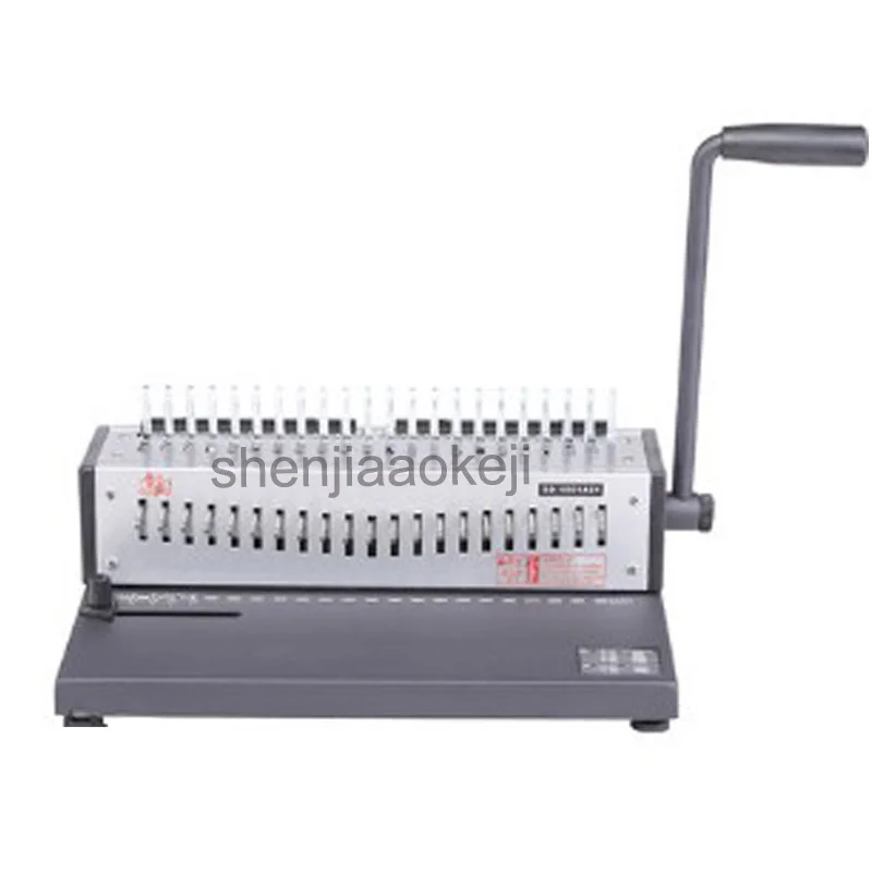 A4 paper comb Bookbinding machine 21 Holes binder Office Machine manual Binding Machine 200 sheets binding thickness  1pc