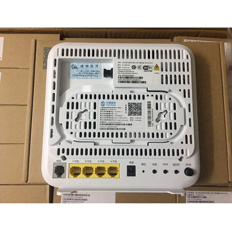 Alcatel-lucent G-140W-MD GPON ONU 1GE+3FE+1Tel+Wifi+USB Engelse firmware Functie als HG8546M HG8346M HG8245H GPON ONU