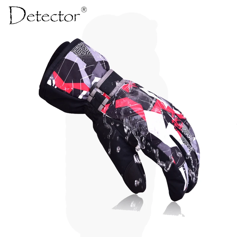 Detector Ski Gloves Snowboard Mens Women Kids Winter Gloves Climbing Cycling High Quality Windproof Waterproof Gloves