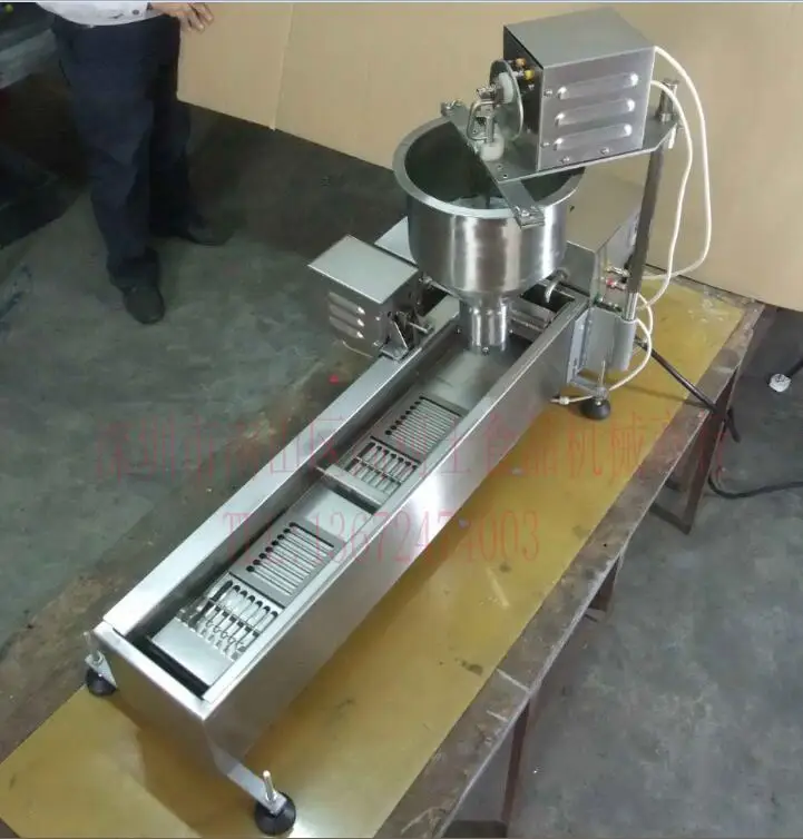 500-800 PCS/Hr Commercial Full Automatic Donuts Machine 110V 220V 3000W Stainless Steel Donuts Maker doughnut making machine