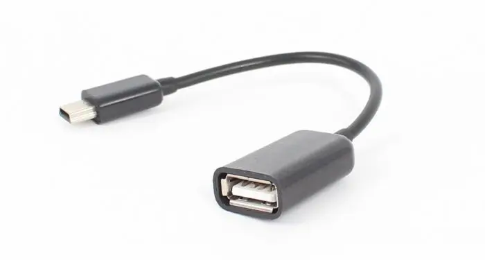Mini USB OTG Cavo Maschio 0.14 m Mini USB a USB Femmina OTG Adattatore per la Macchina Fotografica di GPS Del Telefono Mobile Tablet U Disk Mouse