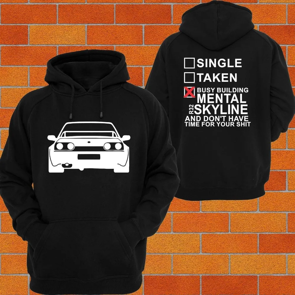 

Hoodie Niss R32 Skyline GTR GTS GTS-T Turbo RB30 RB26 RB25 DRIFT TRACK Hoodies Sweatshirts