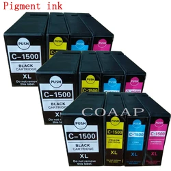 Compatible pigment ink For Canon PGI 1500 1500XL MAXIFY MB2050 MB2000 MB2300 MB2350 MB2357 MB2750 printers Cartridge with chip
