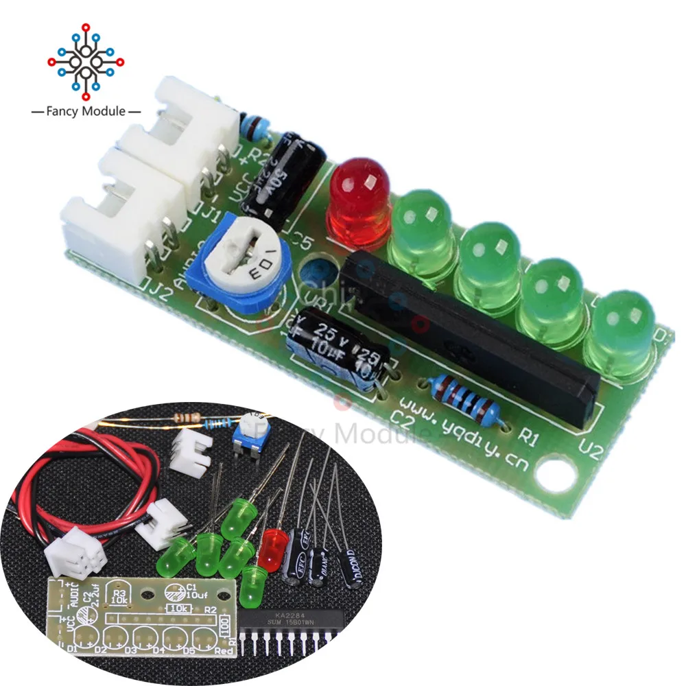 KA2284 misuratore di livello Audio indicatore di livello vestito indicatore LED Kit fai da te per Arduino