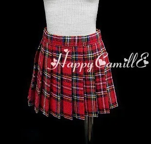 1/6 1/4 1/3 Scale BJD Plaid Skirt for BJD/SD YOSD MSD SD13 Girl Doll Clothes Accessories,Not included doll and other 18D1236