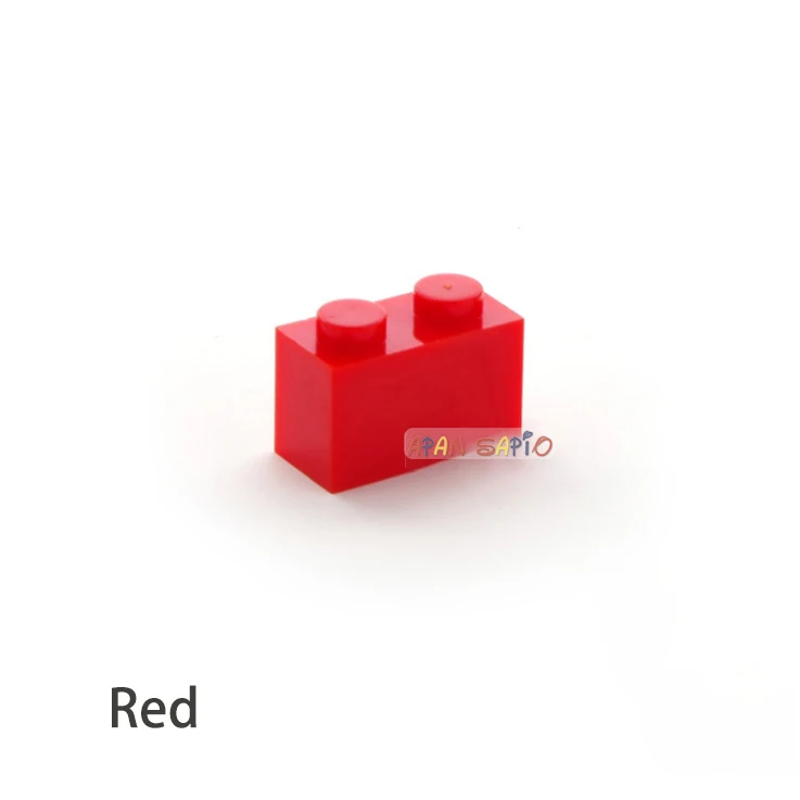 100 stücke DIY Bausteine Spielzeug Hohe 1x2 16 Farbe Ziegel Größe Kompatibel Mit 3004 kinder Pädagogisches Spielzeug für kinder