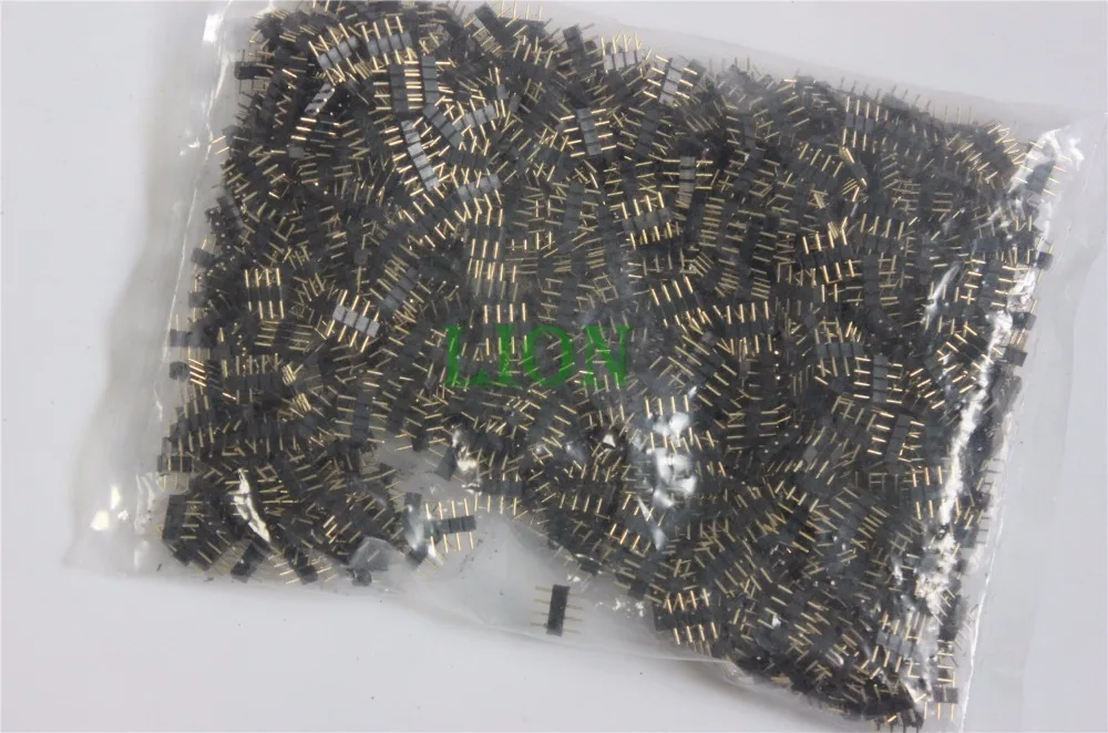 

1000pcs/lot, 4pin RGB connector, 4 pin needle, male type double 4pin, for LED RGB strip connector