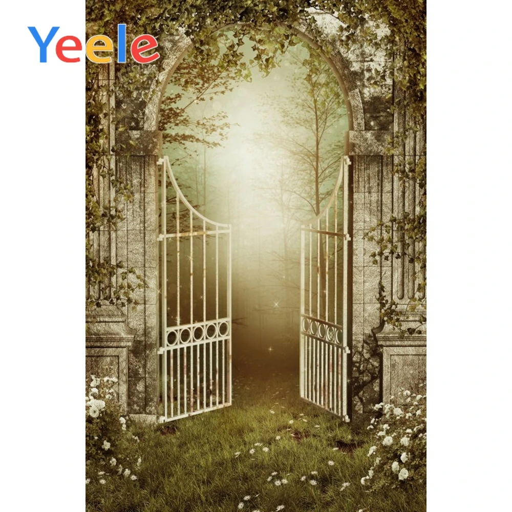 Yeele الزفاف التصوير خلفية حديقة زهرة الربيع الأخضر العشب خلفية استوديو الصور صورة المتصل photophone حزب ديكور