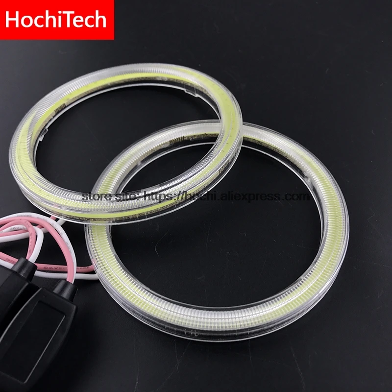 For Volvo XC70 2008 2011 2012 2014 COB Led day Light White  Cob Led Angel Eyes Ring Error Free Ultra bright