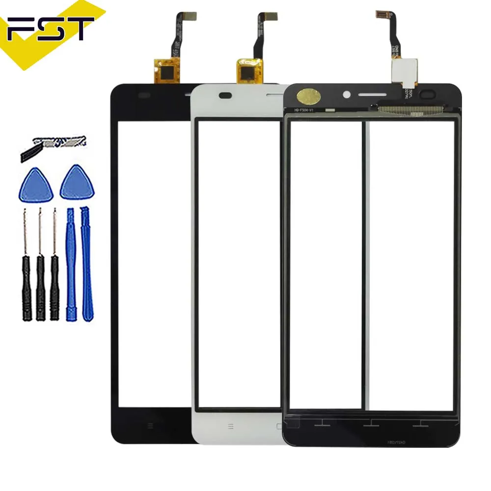 Black/White For Oukitel C3 Touch Screen TP Perfect Repair Parts Touch Panel Glass Sensor Lense for Oukitel C3 +tools Without LCD