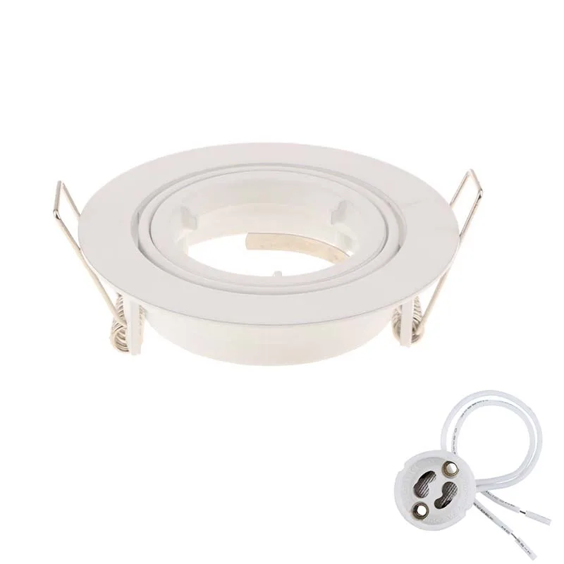 Mounting Frame Bracket Halogen Recessed Led Spotlights Khelse GU10 MR16 Fitting Fixtures Lamp Holders Ceiling Spot Downlights