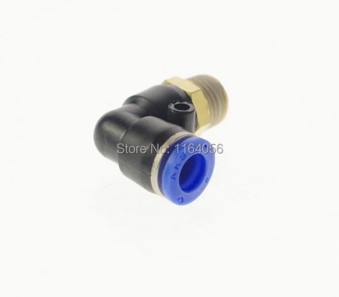 Encaixe pneumático do cotovelo dos conectores de 10 pces 6mm-1/4"