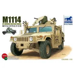 BRONCO CB35080 1/35 M1114 Up-Armored Tactical Vehicle - Scale Model Kit