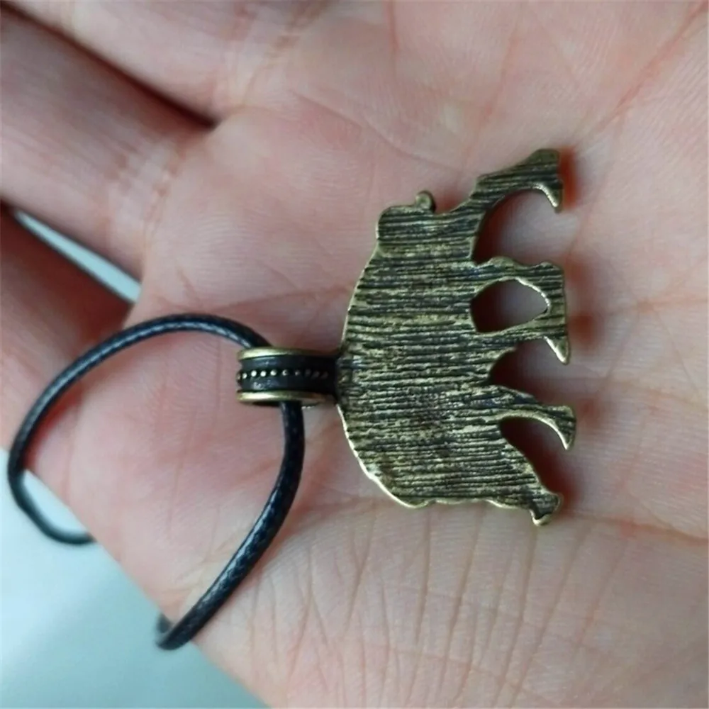 Nostalgia Newest Viking amulet jewelry Irish Knot Animal pig Pendnat Necklace Fashion Charm Boar Men Necklace 2018 Trendy Gift