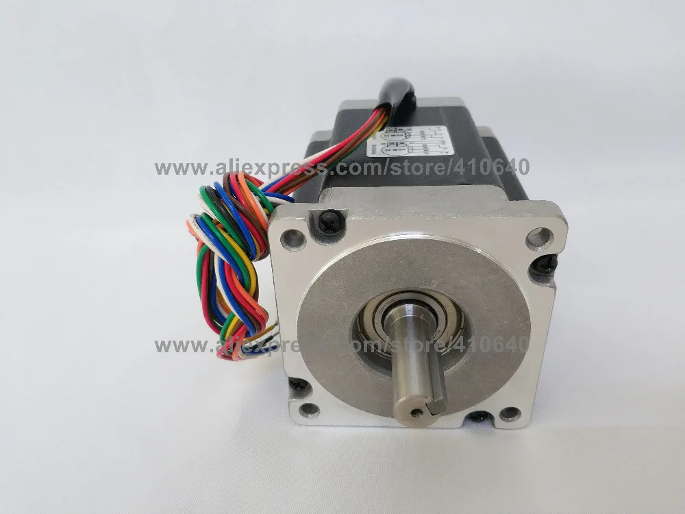 Imagem -04 - Genuine Leadshine 86hs85 Fase Nema 34 do Motor de Passo Híbrido Motor com n. m 4.9 a um Comprimento de 118 mm do Eixo 12.7 mm