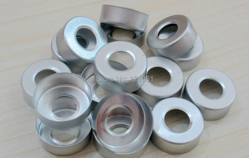 

20mm aluminium cap ,300pcs/lot,pharmaceutical caps,aluminium tops for crimp glass vial