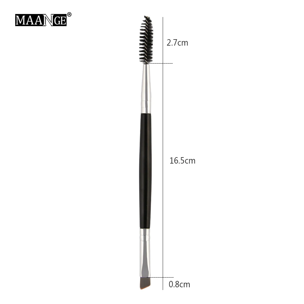 4Pcs Qualità Doppio Attacco Occhi di Spazzola di Trucco In Polvere Sopracciglio Del Ciglio Spazzole Eye Mascara Cosmetico di Bellezza Make Up Spazzola di capelli Pettine strumenti