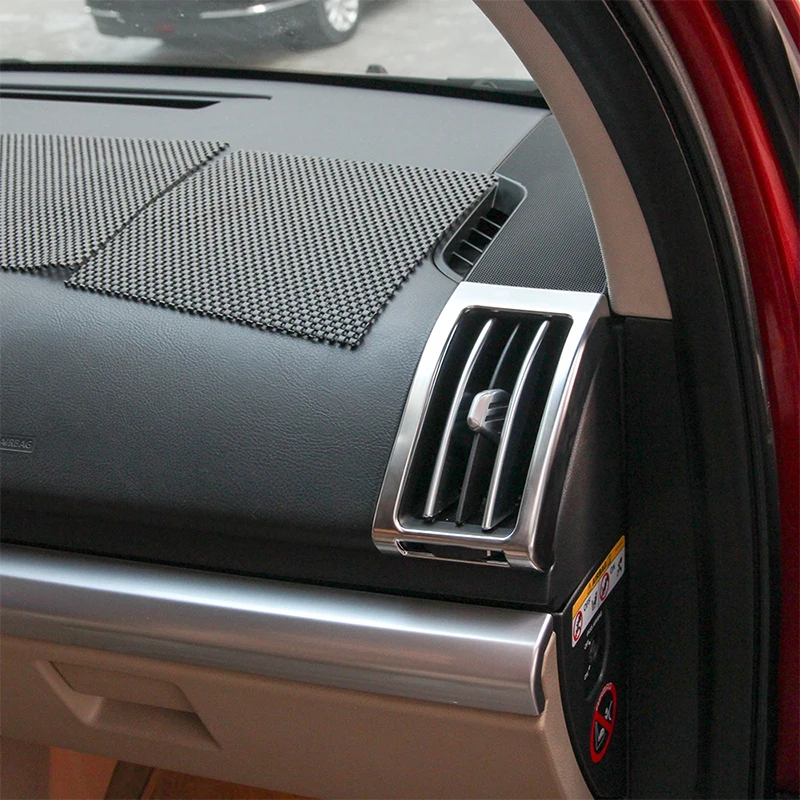 For Land Rover Freelander 2 2007-2015 Car Styling ABS Chrome Interior Air Vent Cover Trim Frame Decoration Car Accessories