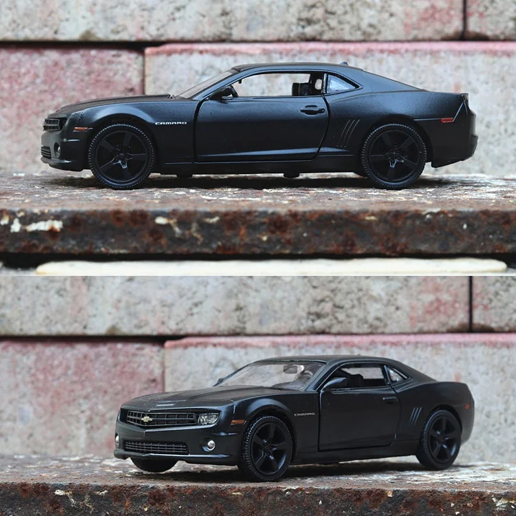 Camaro – modèle de voiture en alliage moulé, jouet, cadeau pour enfants, 1/36