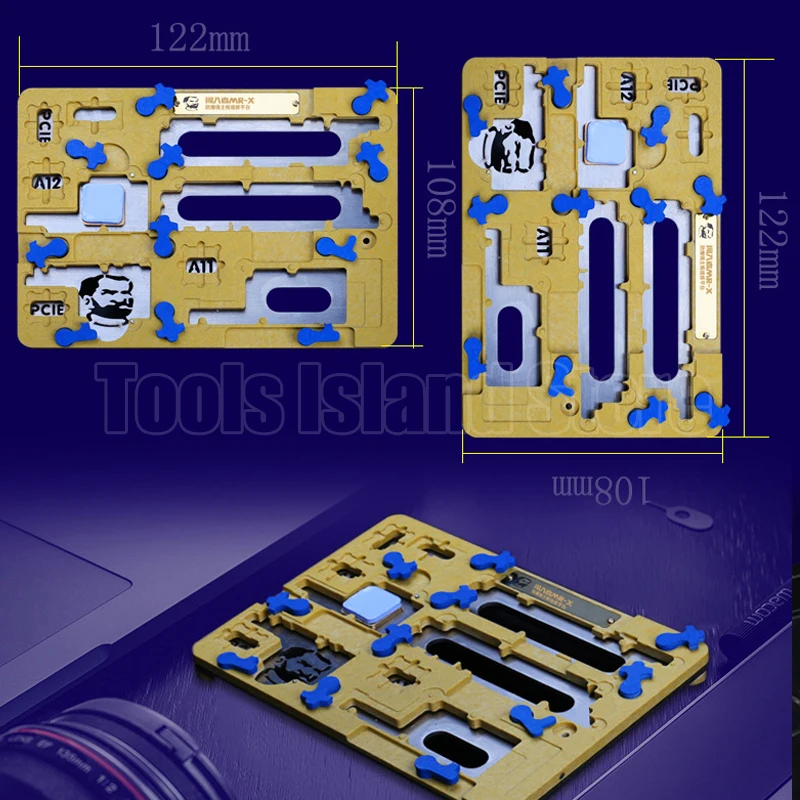 メカニック MR-X 4 in1 防爆マザーボード CPU NAND 指紋修理 PCB ホルダーフィクスチャの場合 XR/Xs /Xs 最大/X