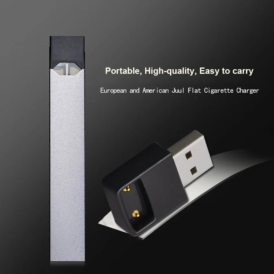 Cargador USB Original, cabezal de carga magnético para JUUL, cargador de cigarrillo electrónico plano, doble puerto USB para JUUL Vape Pen Charger