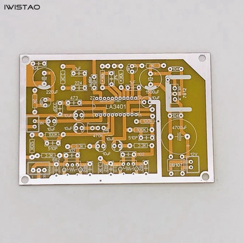 IWISTAO FM Одиночная плата декодирования моно к стерео LA3401 для усилителя промежуточной частоты HIFI аудио DIY