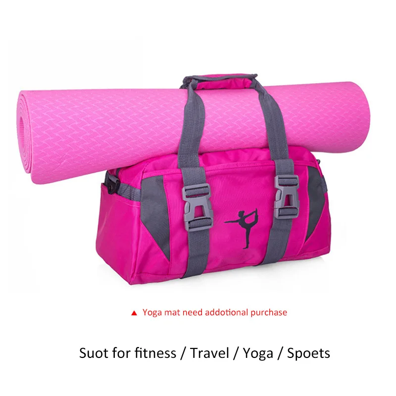 Yoga Mat Bag Fitness Gym Bags Sports Nylon Training Shoulder Sport For Women Men Traveling Duffel Outdoor Travel Bag XA55WA