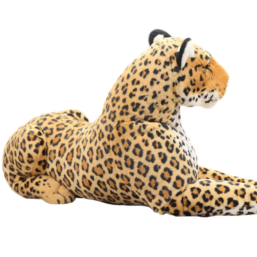 30cm High Quality Simulation Leopard Plush Toy Simulation Stuffed Animal classic toys for children gift free shipping