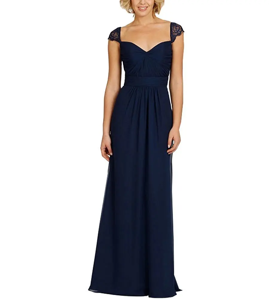 

Custom Cap Sleeve Chiffon Prom Dress Formal Party Long Evening Gowns Plus Size 2017 Size 2 4 6 8 10 12 14 16 18 20 22 24