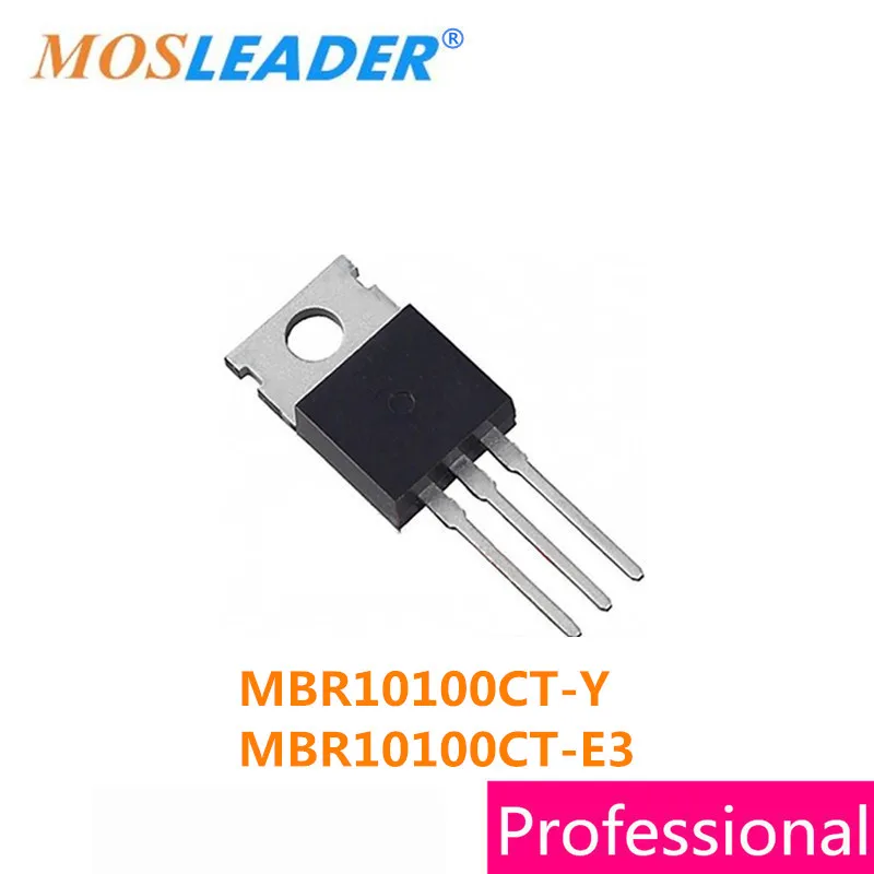 

Mosleader 50 шт. TO220 MBR10100CT-Y MBR10100CT-E3 высокого качества MBR10100CT-E